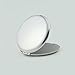 MINI POCKET MIRROR, All Stainless Steel Round Travel Cosmetic Mirror in 2.5 Inch Size