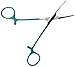 Prestige Medical Colormate Stainless Steel Kelly Forceps, Teal