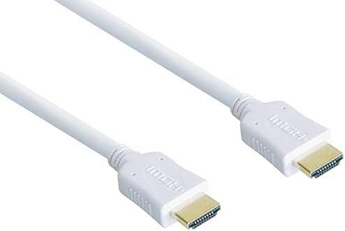 Good Connections 4514-010W HDMI Cable with Ethernet 24K Gold-Plated Connectors and Copper Contacts 1 m White
