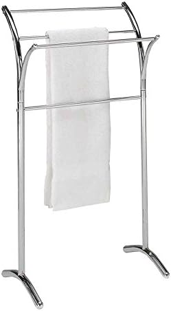 Pilaster Designs Chrome Finish Towel Rack Stand