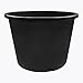CaliPots 5-Pack 10 Gallon Premium Black Plastic Nursery Plant Container Garden Planter Pots (10 Gallon)