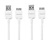 Samsung USB 3.0 Data Cable for Galaxy Note 3, 2 Pack - Non-Retail Packaging - White