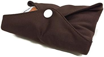 6 Maxi Bamboo Mama Cloths/Menstrual Sanitary Pads/Panty Liner (Maxi, Chocolate)