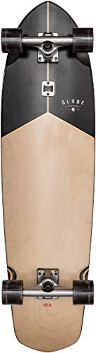 Blazer Xl Longboard Complete Skateboard, Rosewood/black