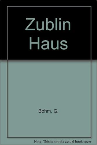 Zublin Haus G Bohm 9783782814867 Amazon Com Books