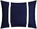 Chic Home Navy Reversible Bed in a Bag Comforter Set, King Size (4 Piece), Marcia - Microfiber Bedding Color Block Pintuck Pinch Pleat and Geometric Print - Comforter, Shams, Decorative Pillow