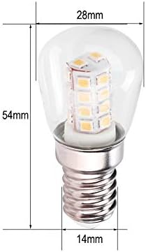 ZFQ LED 220V 3W E14 Candelabra Base Indicator Light Bulb, 30W Incandescent Light Equivalent - Image 3