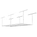 Fleximounts 3x8 Overhead Garage Storage Rack Adjustable Ceiling Storage Rack Heavy Duty, 96" Length x 36" Width x 40" Height, White primary