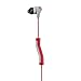 Skullcandy Method Sweat Resistant Sport Earbud with In-Line Microphone and Remote, Lightweight and Secure In-Ear Fit for Running and Exercise, Cable Management Clip for Workouts, Gray/Red/Swirl