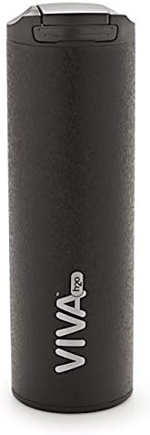 Stainless Steel Water Bottle, Double Wall Vacuum Insulated Travel Mug 100% Leak & Sweat Proof BPA Free, Cold 12 Hrs/Hot 12 Hrs Perfect for Camping, Cycling, Gym, School 500 ML by VIVA h2o