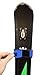 Mt Sun Gear Ski Wraps Hook and Loop ski Straps for Race, Powder, Fat skis. 2 Per Pack. Light-Strong.