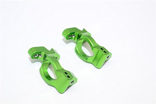 Traxxas LaTrax Rally / SST / Teton Upgrade Parts Aluminum C-Hub - 1Pr Green