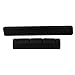 BQLZR 4 string Ukulele Guitar Nut And Saddle Made Of Ebony 1 Pair