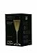 Luigi Bormioli Regency 9.5 oz. Champagne/Flute Stem, Set of 4, Clear