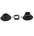 CEARI Universal Rubber Eyecup Eyepiece Viewfinder for Nikon D3000 D3100 D3200 D300 D300s D200 D90 D80 D70 D70s D60 D40 D40X DSLR Camera + CEARI Clean Cloth