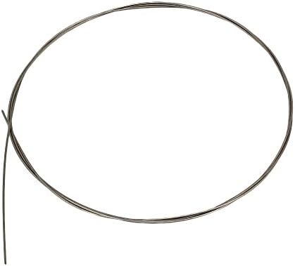 Yibuy 1m 17# Silver Color Piano Music Wire Musical Instruments Accessories and Parts for Replacement of Broken Strings
