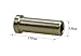 Muzata 10Pack Stainless Steel Protective Sleeves Cable Railing Kit Hardware for Wood Posts for 1/8