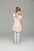 JEE.MDNMD.OO Girls' Flutter Sleeve Skirted Leotard Ballet Pink