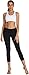 Oalka Women’s Yoga Capris Power Flex Running Pants Workout Leggings Black Outside Pockets Pattern Printing Sthumb 4