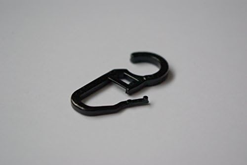 Curtain Hooks O10mm Black Plastic Amazon Co Uk Kitchen Home