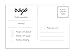 Home Advantage 4x6 Rsvp Postcards, Set of 50 Cards (White)