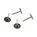 200 Pcs Bronze Upholstery Tacks Decorative Furniture Nails Pins DIY Push Pins Vintage Flower-Pattern Head Nail
