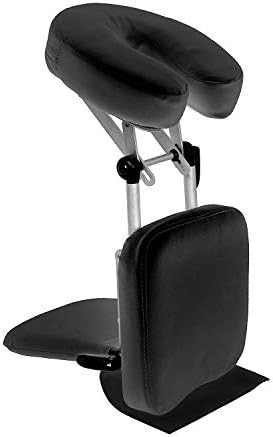 Harima - Professional Table Top Reiki Portable Cradle Headrest Desktop Indian Head Massage Support Tabletop Attachment for Beauty Spa Cosmetic Massage Therapy Tattoo Artist Salon Manicure - Black