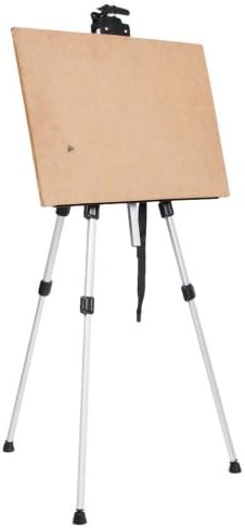 Folding Artist Telescopic Field Studio Aluminium Alloy Easel Tripod Display :New