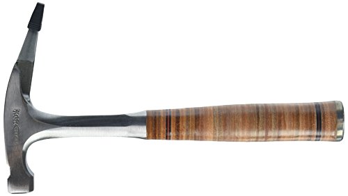 PICARD Ganzstahl-Latthammer Nr. 790 1/2 leichte Ausführung | Glatte Bahn | Ledergriff | Magnetischer Nagelhalter | Red Dot Design Award Winner | Gesamtgewicht 800g, Länge 312 mm | Made in Germany