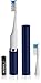 Violife Slim Sonic Electric Toothbrush for Home or Travel, Metallic Midnight Blue, Vss204, 0.15 Pound