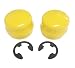 John Deere Original Equipment Cap and Snap Ring R27434/M143338 Kit (2 Sets)