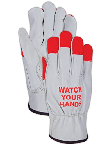 MAGID B6540EHVO-L Roadmaster B6540EHVO/B6540EHVY Leather Drivers Gloves with Hi…
