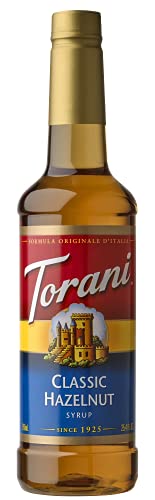 TORANI SYRUP, CLASSIC HAZELNUT, 25.4-OUNCE BOTTLES (PACK OF 3)