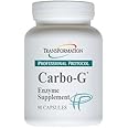 TRANSFORMATION THE GENESIS OF GOOD HEALTH Enzymes Carbo-G High Potency Enzyme Blend Formula Supplement with Probiotics & Herbs for Carbohydrate Breakdown, Nutrient Absorption, 90 Capsules