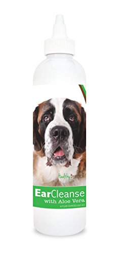 Healthy Breeds Saint Bernard Ear Cleanse with Aloe Vera Cucumber Melon 8 oz