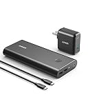 Anker PowerCore+ 26800 PD 45W with 60W PD Charger, Power Delivery Portable Charger Bundle for USB C Laptops, MacBook Air/Pro/Dell XPS/iPad Pro 2018, iPhone 11 Pro / 11 / XS Max / X / 8, and More