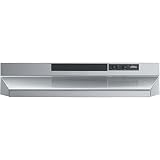 Broan-Nutone F402404 Convertible Range Hood Insert with Light, Exhaust Fan for Under Cabinet, Stainless Steel, 160 CFM, 24"
