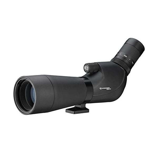 Bresser Spektiv Corvette 15-45x60 wasserdicht mit 340° drehbarem Korpus, robuster Gummiarmierung und voller mehrschichtvergüteter Optik, schwarz – Bild 3
