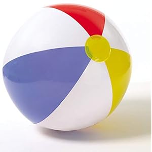 Intex-20-Beach-Ball Intex Glossy Panel Ball - Inflatable Water Ball / Beach Ball - Diameter 51 cm