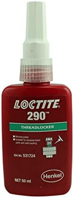 Genuine Henkel Loctite 290/50ML Threadlocking Adhesive, Medium/High Strength, 50 mL - 40 Pack