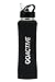 GO Active Insulated Water Bottle with Straw. Stainless Steel Double Wall Sport Bottle Featuring ActiveLock Thermal Vacuum Keeps ice Over 24 Hours! Durable, Portable (ActiveGrip Black, 24 oz)
