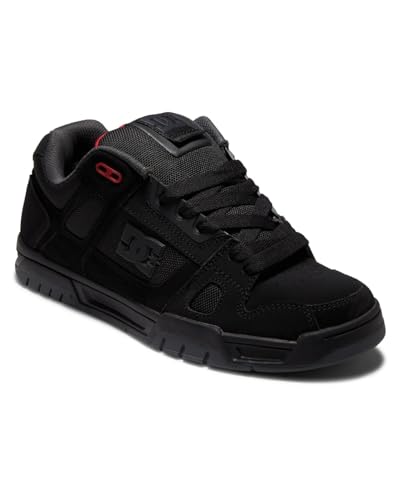 DC SHOES Court Graffik Shoe D0300529 Men's Sneakers, Black Grey red, 6 Men at Amazon