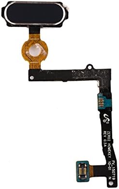 Home Button Main Key Flex Cable for Samsung Galaxy S6 Edge Plus (w/ Fingerprint Scanner) - Black Sapphire G928A / G928T / G928P / G928V / G928R4 Replacement Repair Part