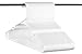 Neaties Notched Plastic Hangers Bulk Made in USA (15 to 100 Pack Available or Hangers 30 Pack) Strong Clothes Hangers Space Saving|Heavy Duty Plastic Coat Clothing Hanger Laundry Room (White 30 Pack)