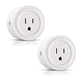 Smart Plug 2 Pack, Orange Tech Smart Outlet Wifi Socket with Timing Function, Remote Control Your Appliances, No Hub Required, Compatible with Alexa & IFTTT & Google Assistant