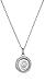 Michael Kors MK Monogram Silver Tone Pendant Necklace, 18