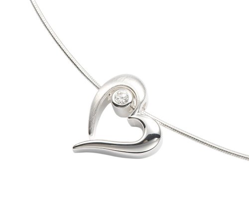 FOSSIL Damen Collier 925 Sterlingsilber 42 cm inkl. 5 cm Verlängerung JF13222040