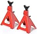 JEGS Jack Stands | 6-Ton Capacity | Adjustable Height from 15 3/4 to 23 1/16 Inches | | High Strength Welded Steel | Sturdy Base with Lever Action Height Adjustment | 1 Pair Per Package