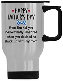 happy fathers day from the kid you inadvertently inherited mug