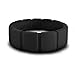 AZCOO - Silicone Wedding Ring Band Men Women 3D Edge Flat Square Shape Engraved Love Design USA